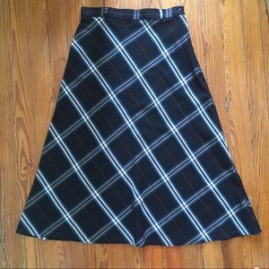 Vintage plaid skirt